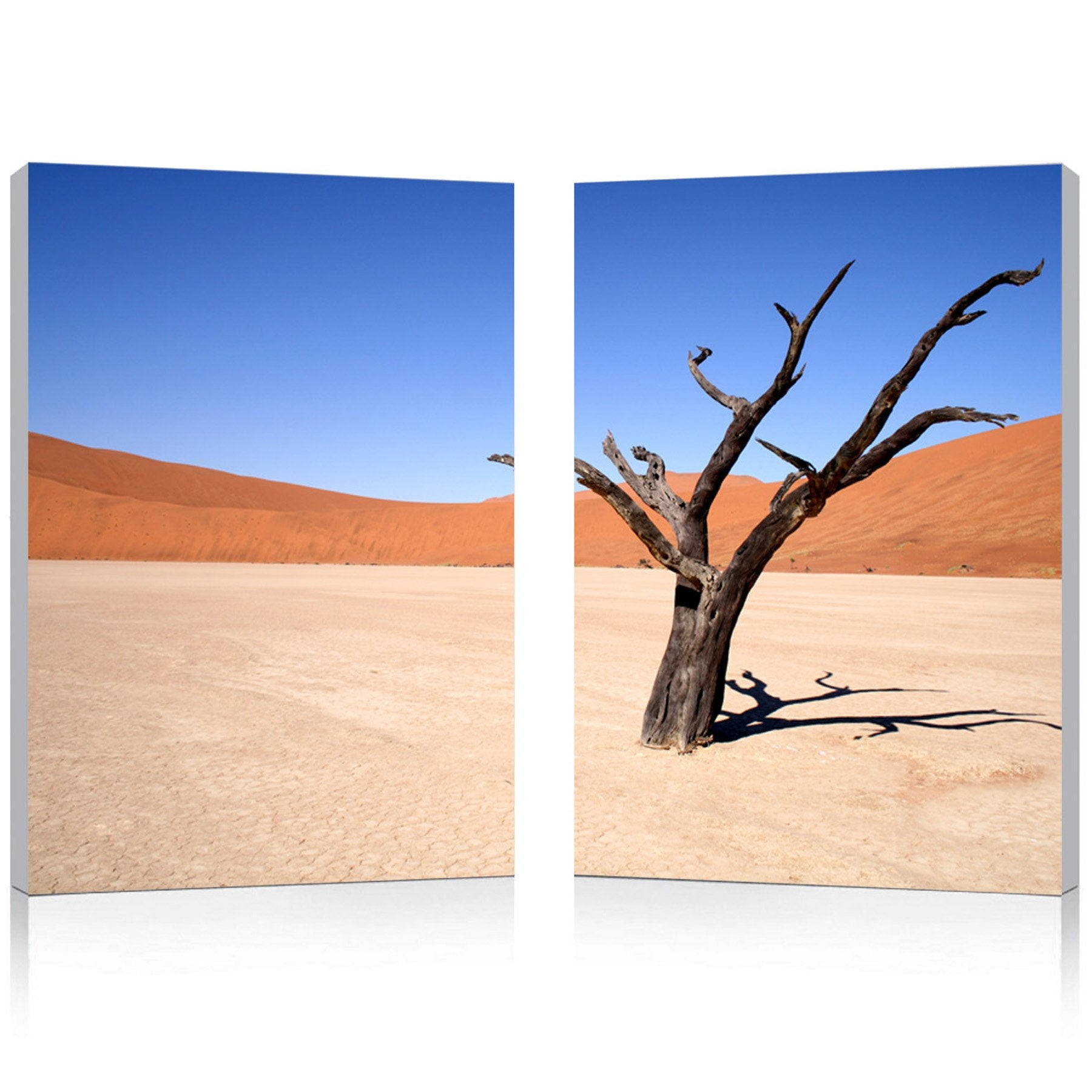Baxton Studio FG-1065AB Painting Artwork, DESERT SOLITUDE