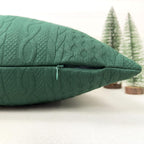 Booque Valley Throw Pillow Covers, Pack Of 2 Christmas Green Cushion Covers Super Soft Modern Holiday Decorative Pillow Cases Fo