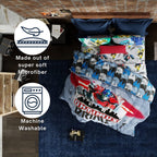 Franco Transformers Optimus Prime 5-Piece Full Size Comforter & Sheet Set, Super Soft, Official Licensed Product