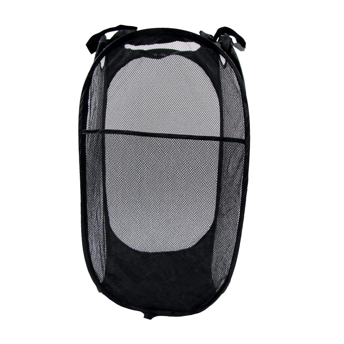 TG,LLC Mesh Pop Up Clothes Hamper w/Handles Collapsible Laundry Basket Bin College Dorm Bedroom Essentials