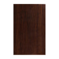 Flash Furniture Glenbrook 30" X 48" Rectangular High-Gloss Walnut Resin Table Top With 2" Thick Edge