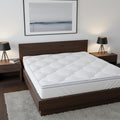 2 White Cotton Full Double Mattress Topper