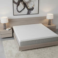 4 White Memory Foam Full Double Mattress Topper