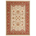SAFAVIEH Lyndhurst Collection Accent Rug - 23 x 4, Ivory & Rust, Traditional Oriental Design, Non-Shedding & Easy Care, Ideal 