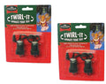 Kurt Adler Twirl-It Motor Pigtails, Set of 4