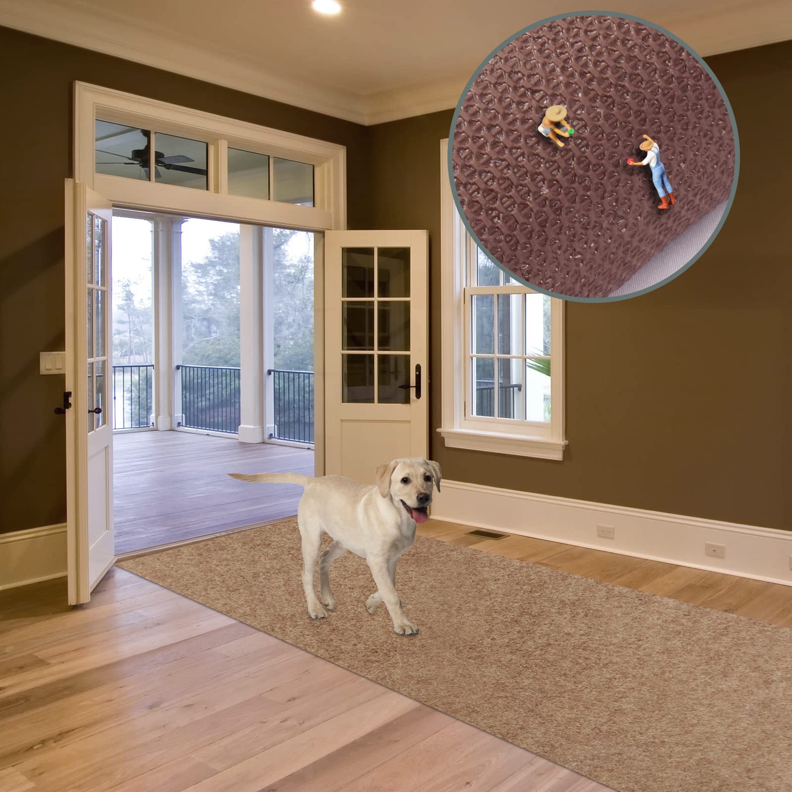 Custom Size Runner Rug 3 Ft X 31 Ft, Zgr 2-82Ft Carpet Runners Hallway Entryway Kitchen Garage Laundry Room Area Rugs With Non-S