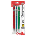 Sharp Mechanical Drafting Pencil, 0.5 Mm, Assorted Metallic Barrels, 3/Pack