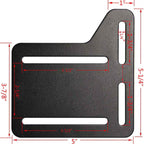 CAFORO Queen Bed Modification Plate, Headboard Attachment Bracket, Steel, Set of 2