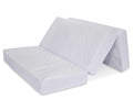 Multi-Use Waterproof Folding Portable Crib Mattress/Play Mat with Travel Carry Case, 2
