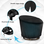 Iceberg Elf Papasan Chair Cover Waterproof,(For 52In Outdoor Papasan Chairs Black) Zipper Design, Easy To Put On And Take Off, D