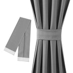 Sun Zero Barrow Energy Efficient Rod Pocket Door Curtain Panel, 54'' X 72'', Gray