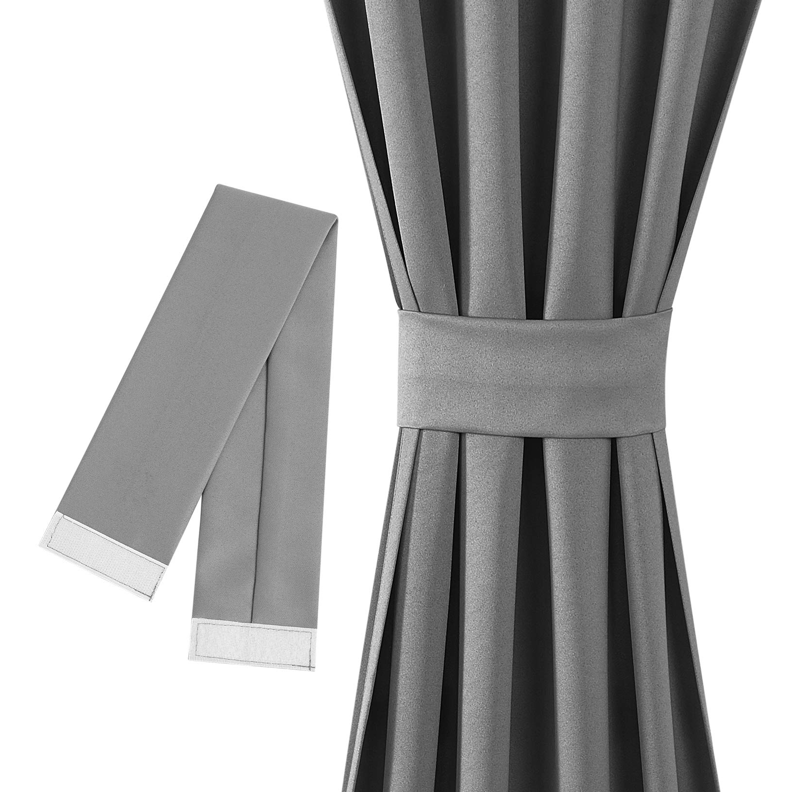 Sun Zero Barrow Energy Efficient Rod Pocket Door Curtain Panel, 54'' X 72'', Gray