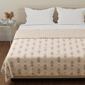 Huesland 100% Cotton Reversible Dohar Single Bed Cotton | Soft Cambric Weave, All Weather Light Ac Blanket | 56 X 89 Inches, Bot