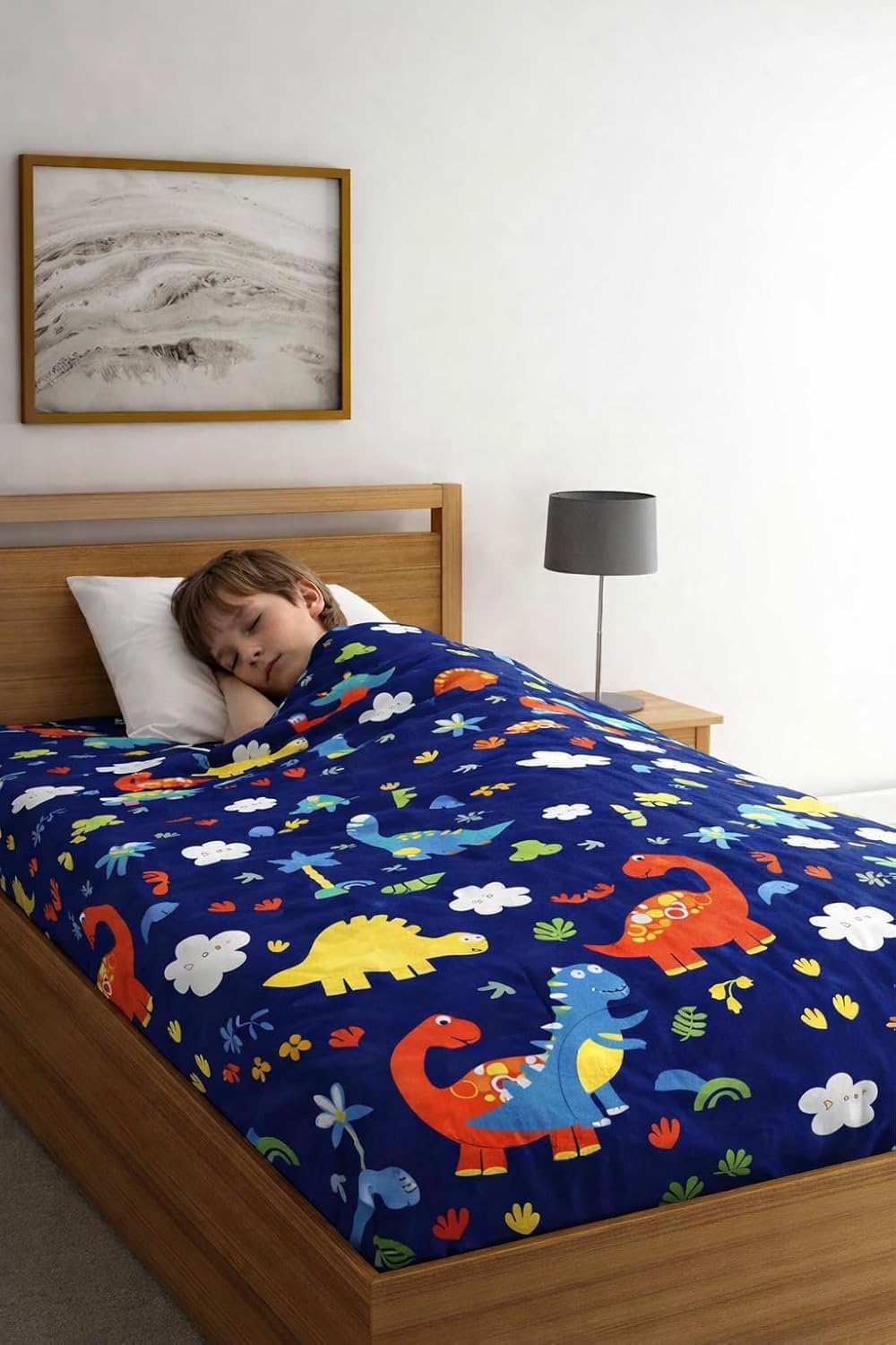 Bombay Rumal180 Gsm Microfiber Reversible Ac Comforter | Kids Printed Winter Quilt/Duvet For Single Bed | Soft Warm Cozy Blanket