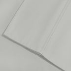 Superior Cotton Blend Bed Sheets, Solid Design, Elegant Sateen, House Basics, Set Includes 1 Flat Sheet, 1 Elastic Deep Pocket F
