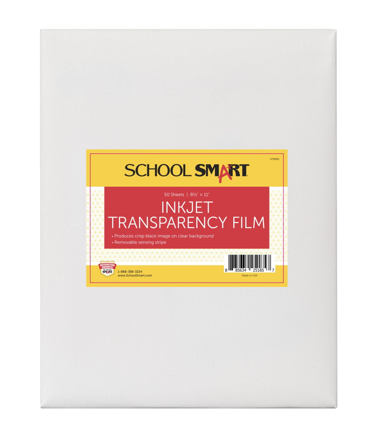 School Smart Polypropylene Round Ring Binder, 1-1/2 Inch, Blue