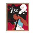 Poster Master Vintage Jazz Poster - Retro New York Jazz Festival Print - All That Jazz Art - Music Art - Gift for Her, Women, Mu