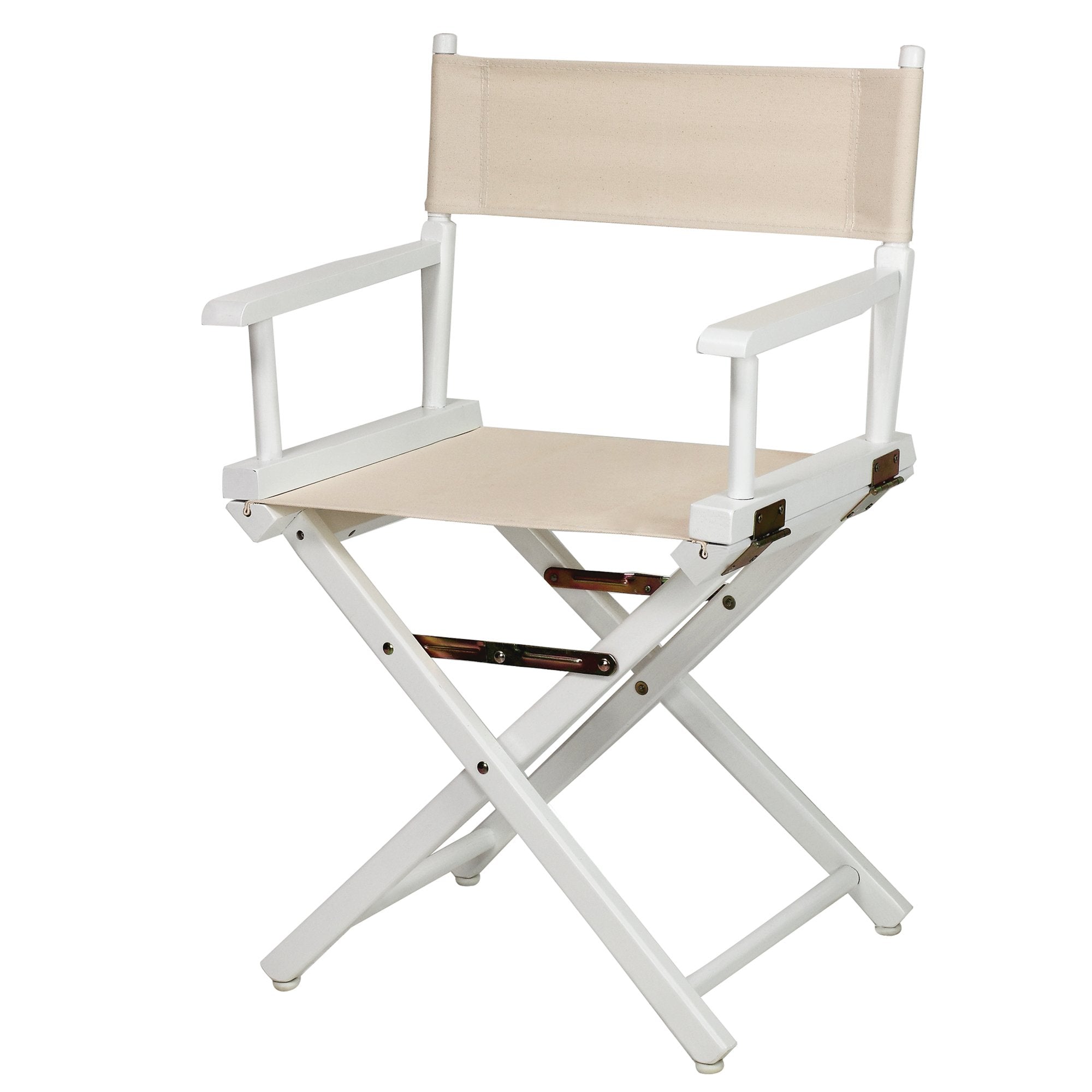 Casual Home 18 Directors Chair White Frame with Wheat Canvas