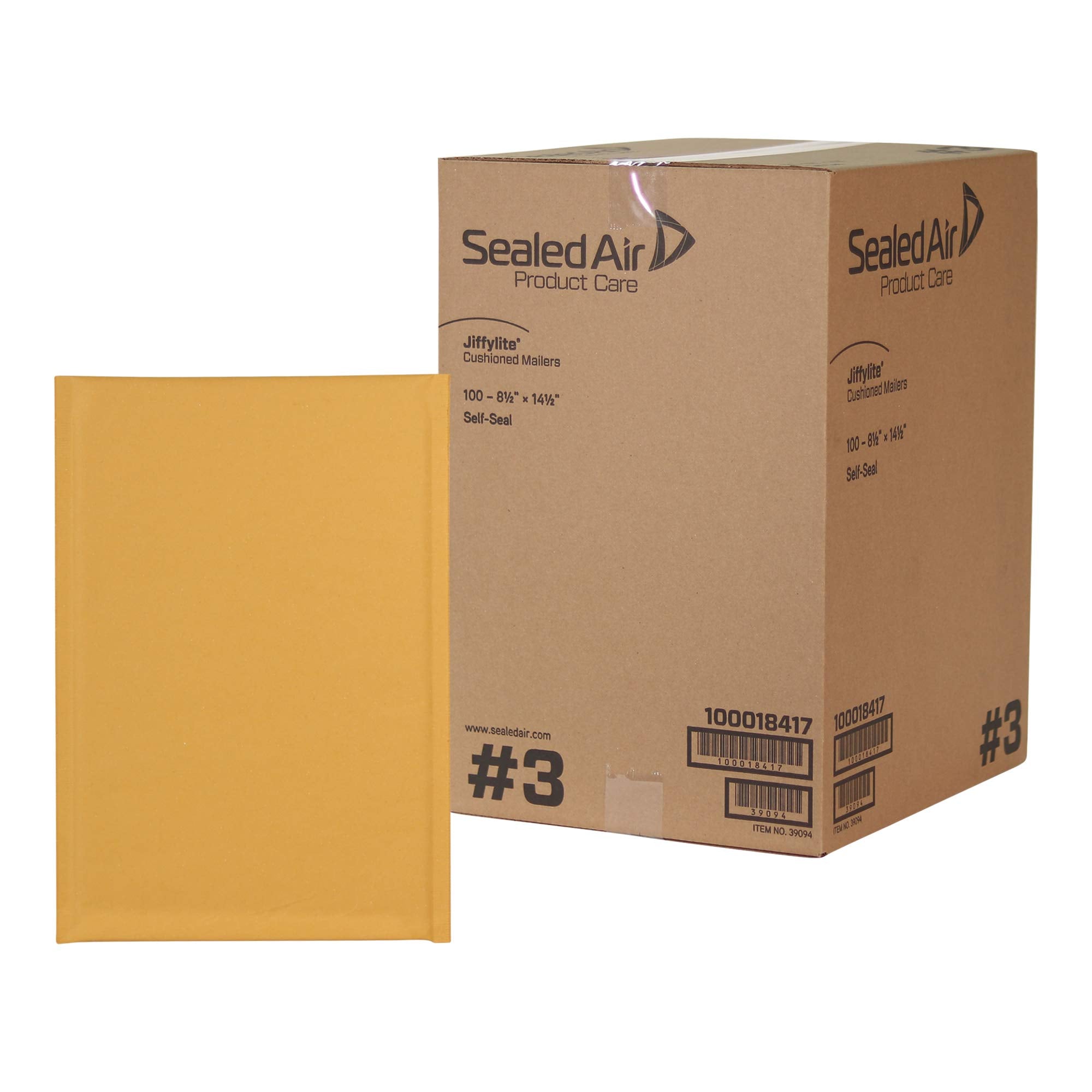 Sealed Air Bubble Mailers (Sel39094), Manila, 100