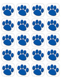 Teacher Created Resources, 120 Blue Paw Prints Stickers (5747)