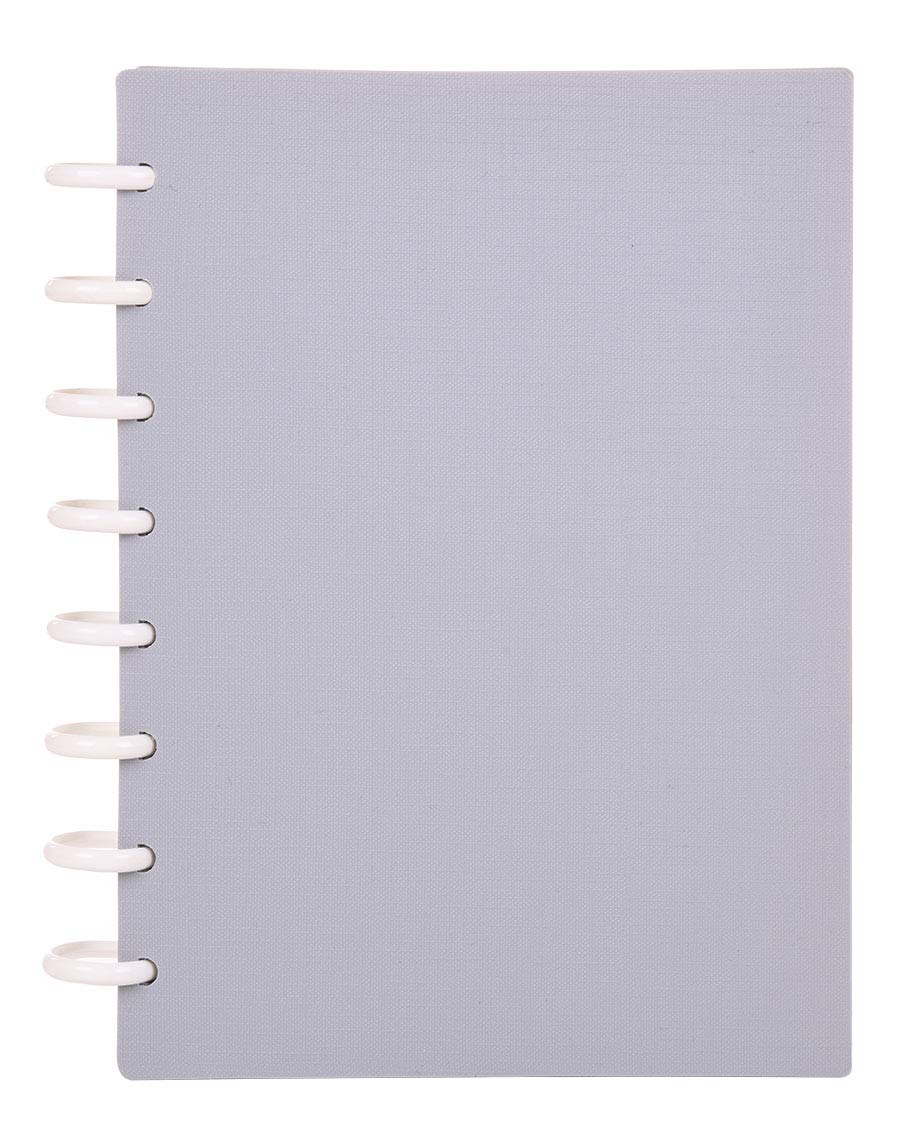 Talia Discbound Notebooks, Planner, Customizable, (Cool Grey, Letter (8.5In X 11In))