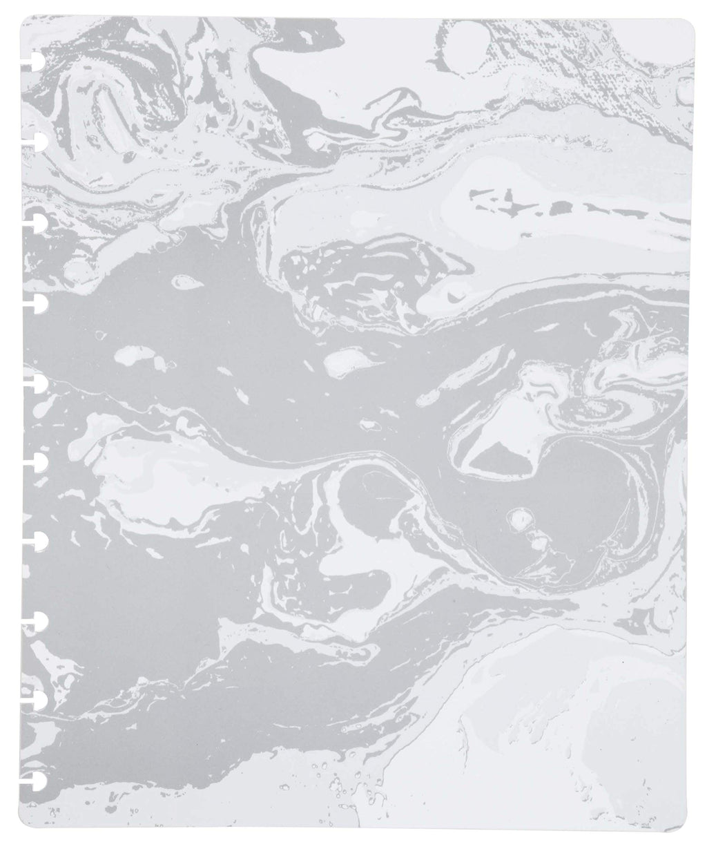 Talia Discbound Notebooks, Planner, Customizable, (Marble Flow Carrara, Junior (5.5In X 8.5In))