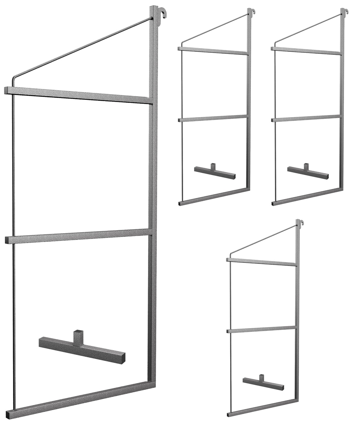 OAKMOORE XL Heavy Duty Shipping Container Shelving, 4 Pack Shipping Container Accessories, Pre Welded Storage Container Shelves,