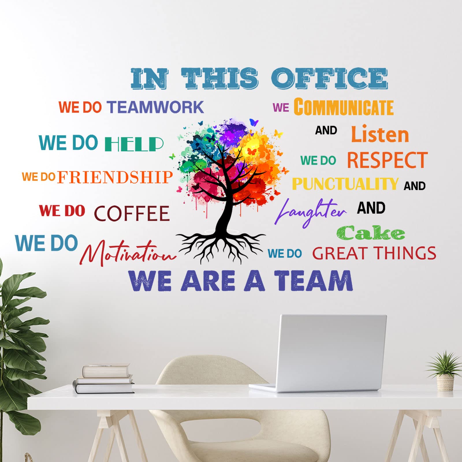Office Inspirational Wall Decals Office Wall Decor for Office Quotes Positive Sayings Peel and Stick Office Stickers Motivationa