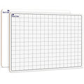Scribbledo 11   X14    Large Graph Dry Erase Grid Board Double-Sided White Board .75    Cells Drawing Math Grid Lines Graphing C