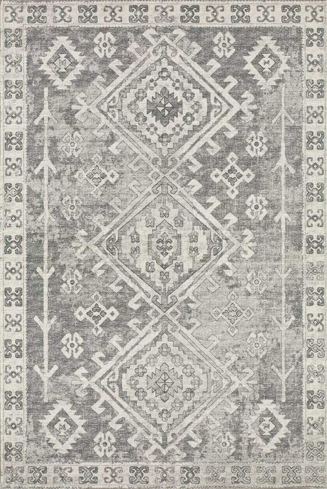 Dalyn Rugs Brisbane Br2 Aztec Medalion Silver 5' X 7'6"