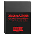 Totiyea 100 Pack 16 Mil Poly Binding Covers, Sand Texture Binding Presentation Covers, Letter Size,Square Corners,Un-Punched, Bl