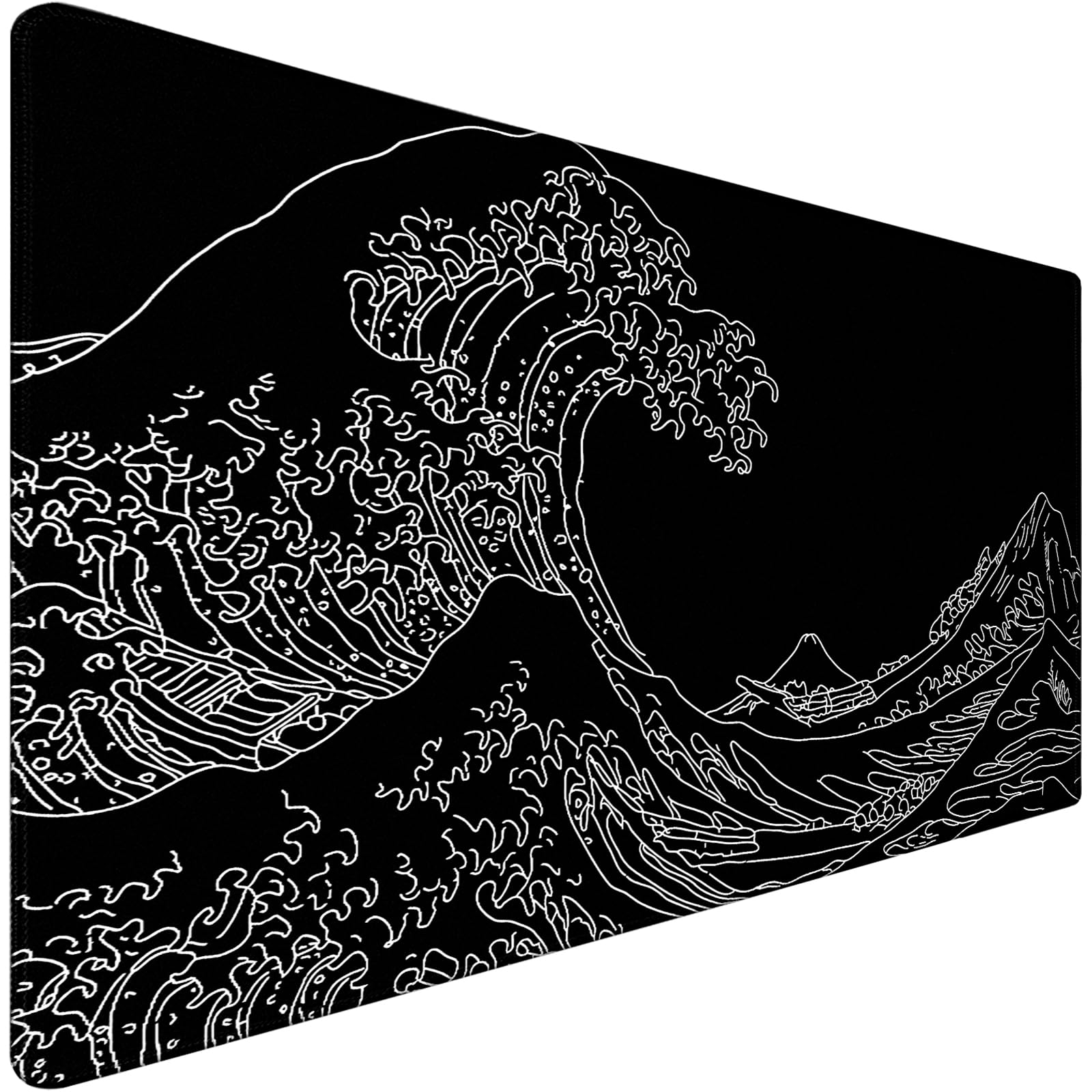 Tednetgo Extra Large Mouse Pad, Gaming Mouse Pad, Big Mouse Pad, Waterproof Extra Large Big Mouse Pad With Stitched Edges, Non-S