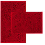 RUN HELIX Bathroom Rugs Sets 2 Piece, Luxury Shaggy Extra Thick Bathroom Rugs, Plush Non-Slip Mats for Bath Room Floor, Machine 