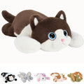 GILFWM Weighted Stuffed Animals Cat - 25  Big Toy Pillow Plushie Gifts for Kids Boys Girls & Adults, 5 lbs Ultra-Soft Washable P