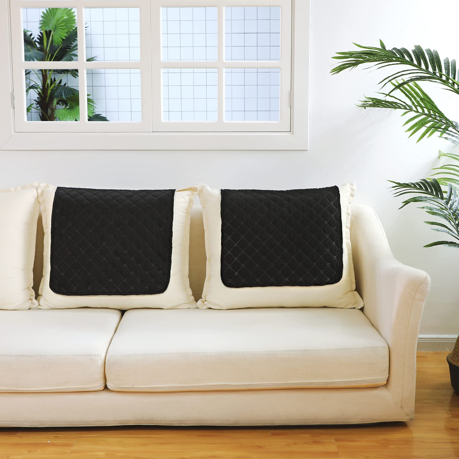 Headrest Cover for Recliner Chair 2 Pieces Recliner Headrest Protector Recliner Sofa Cover Recliner Head Covers Sofa Head Protec