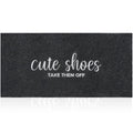 Front Door Mat Welcome Mats Cute Shoes Take Them Off Entry Non Slip Doormats For Entryway Ideal Inside Outside Home High Traffic