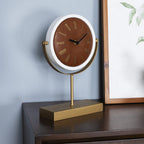 Stratton Home Decor Modern 13" Emmett Table Clock