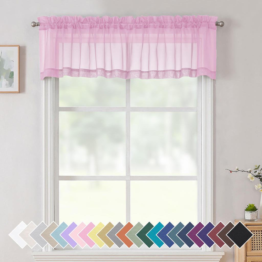 Aiyufeng Short Sheer Curtains Living Room