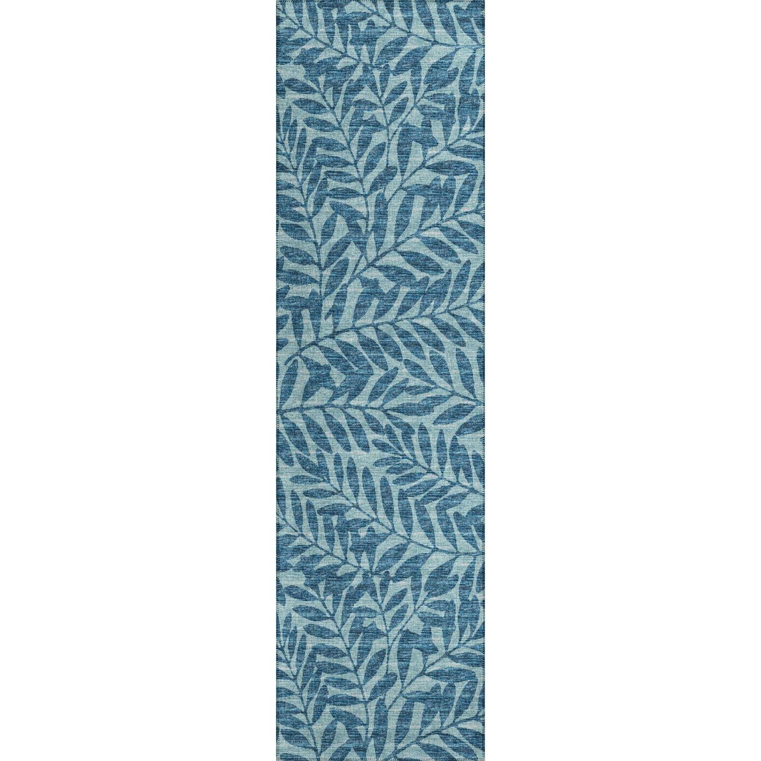Sedona Sn5 Blue Coastal Rug Runner 2' 3" X 10'