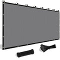 Shade&Beyond Customized Size 20' X 23' Shade Cloth With Grommets, 90% Uv Protection Uv Protection Mesh Tarp Sun Screens For Pati