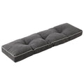 Ipynbap Bench Cushions For Outdoor Furniture, 36 X 14 Inch Outdoor/Indoor Bench Cushion, Tufted Foam Patio Chair Cushions, Bench