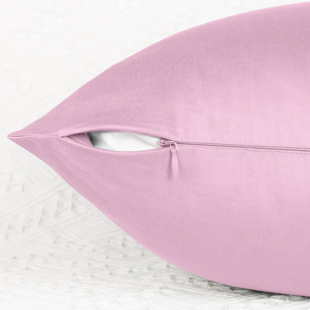 Coddsmz 6 Pack Decorative 100% Cotton Pillow Covers Square Cushion Cover Solid Diy Throw Pillowcase For Spring Home Bed Sofa Hal