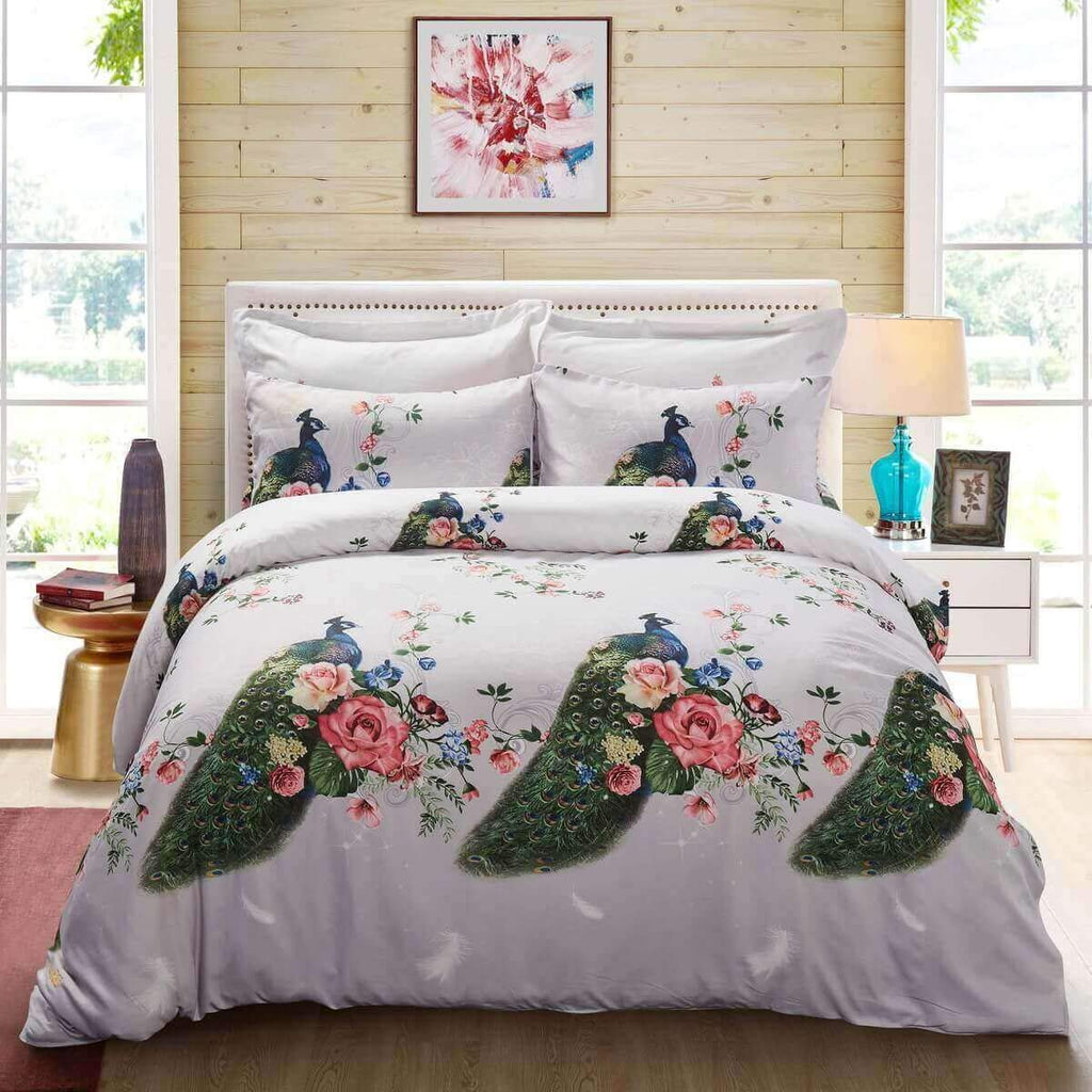 Dolce Mela Dm706Q Duvet Cover Set, Queen, White