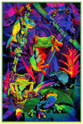 Studio B Tree Frogs - Non-Flocked Blacklight Poster - Laminated - 24.5 x 36.5