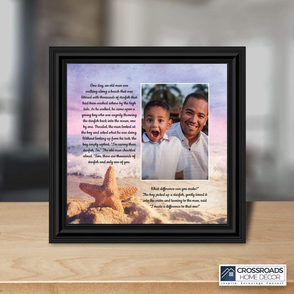 The Starfish Story Teacher Gift, The Legend Of The Starfish Wall Decor, Thank You Gifts Or Encouragement Gifts, Thinking Of You