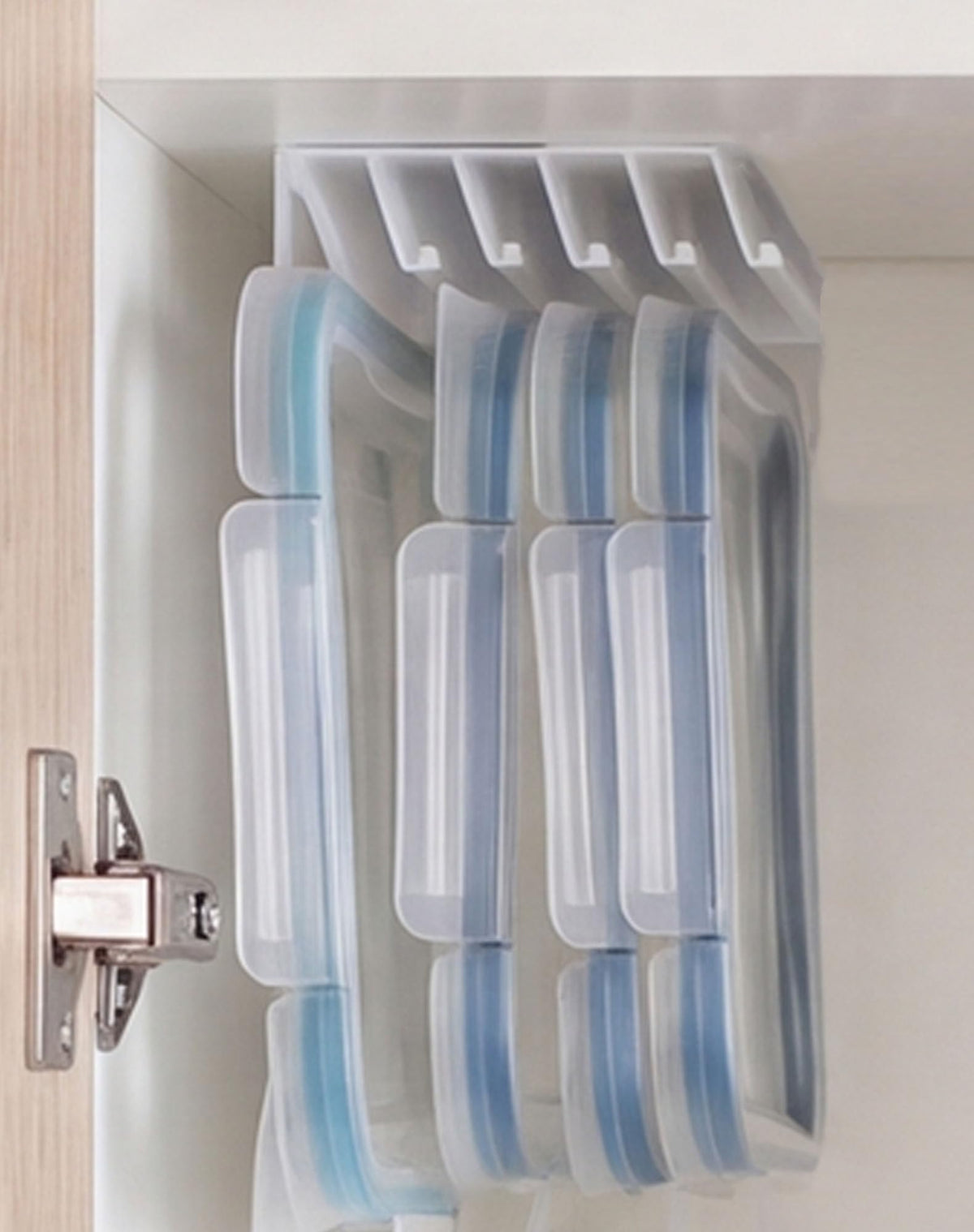 Lid Loft Lid Organizer, 10Slot LidLoft Hanging Organizer in Cabinet,White
