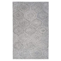 Rizzy Home Alora Decor London 3' X 5' Trellis Gray/Gray/Rust/Blue Hand-Tufted Area Rug