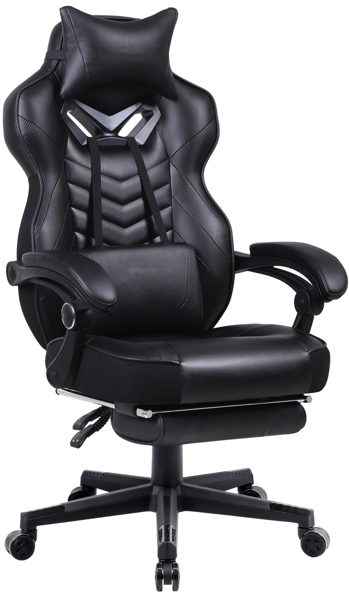 Gaming Chair for Adults,Computer Chair with High Back,Big and Tall Gaming Chairs with Footrest and Massage,Reclining Gamer Ergon