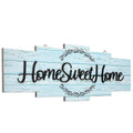 Jetec Home Sweet Home Sign, Rustic Wood Home Wall Decor, Large Farmhouse Home Sign Plaque Wall Hanging Wooden Sign for Bedroom, 