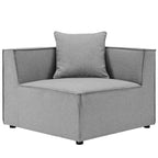 Modway Eei-4210-Gry Saybrook Patio Corner Chair In Gray 34.5 X 34.5 X 25.5